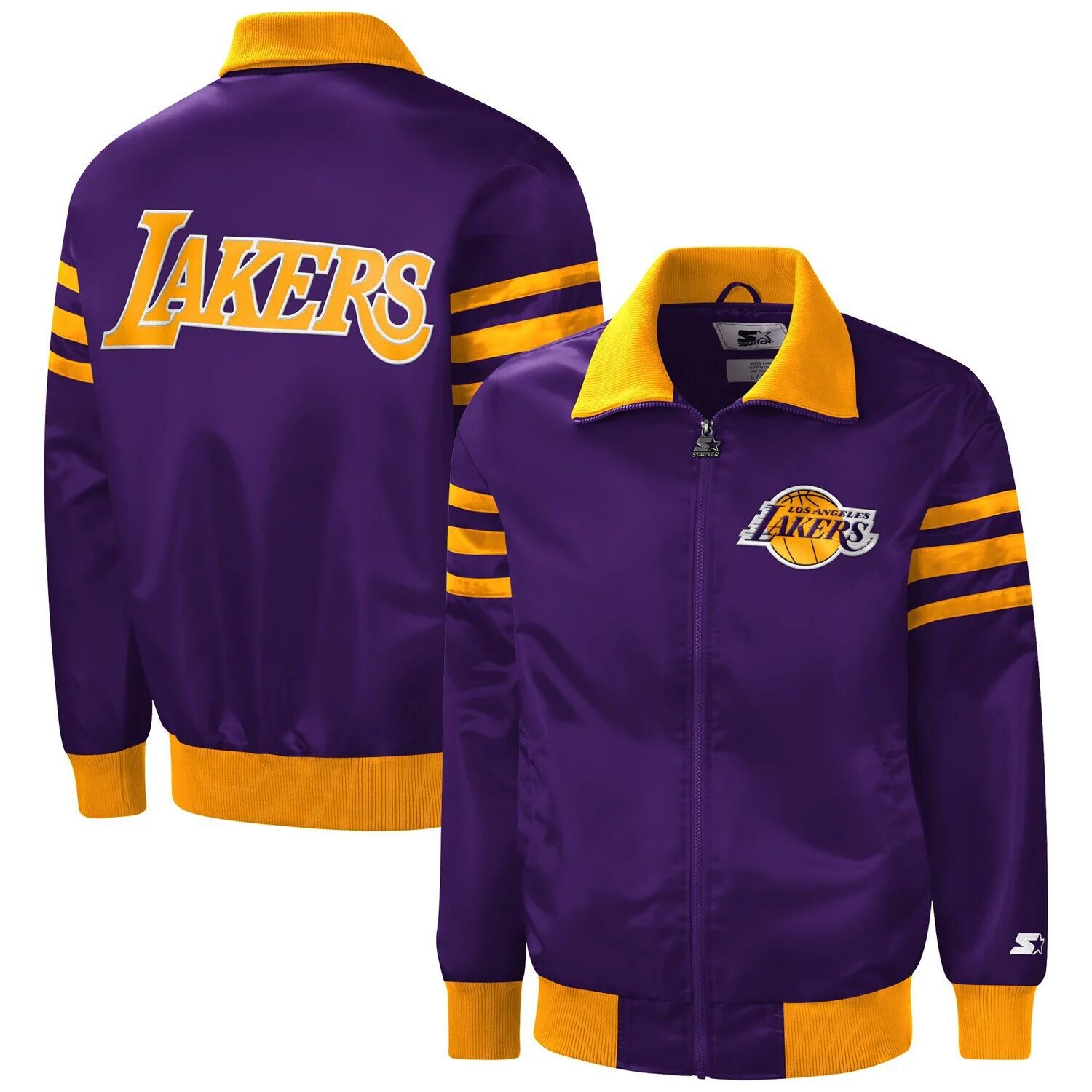 Мужская университетская куртка с молнией во всю длину Los Angeles Lakers The Captain II фиолетового цвета Starter, Фиолетовый
Мужская университетская куртка с молнией во всю длину Los Angeles Lakers The Captain II фиолетового цвета Starter, Фиолетовый