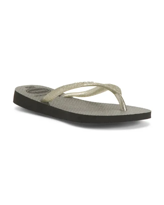 Узкие блестящие сандалии Made In Brazil (для малышей и маленьких детей) Havaianas, черный
Узкие блестящие сандалии Made In Brazil (для малышей и маленьких детей) Havaianas, черный