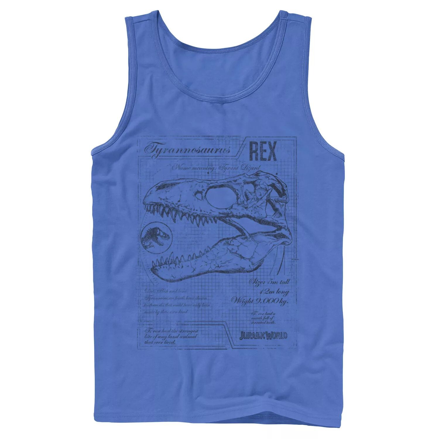 Мужская майка Jurassic World Two T-Rex Vintage Graph Tank Licensed Character
Мужская майка Jurassic World Two T-Rex Vintage Graph Tank Licensed Character