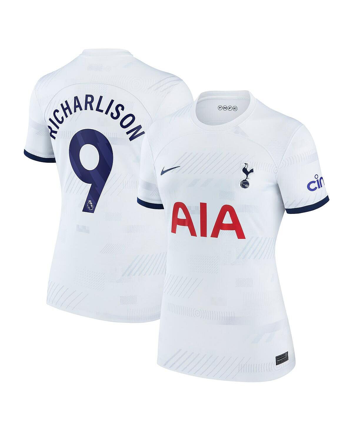 Женская футболка Richarlison White Tottenham Hotspur Home 2023/24 Реплика игрока Nike, белый
Женская футболка Richarlison White Tottenham Hotspur Home 2023/24 Реплика игрока Nike, белый