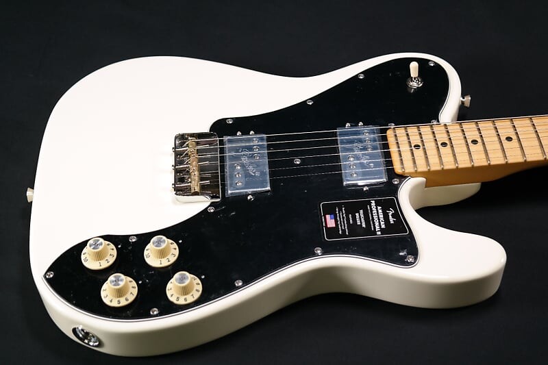 Электрогитара Fender American Professional II Telecaster Deluxe - Maple Fingerboard - Olympic White 898
Электрогитара Fender American Professional II Telecaster Deluxe - Maple Fingerboard - Olympic White 898