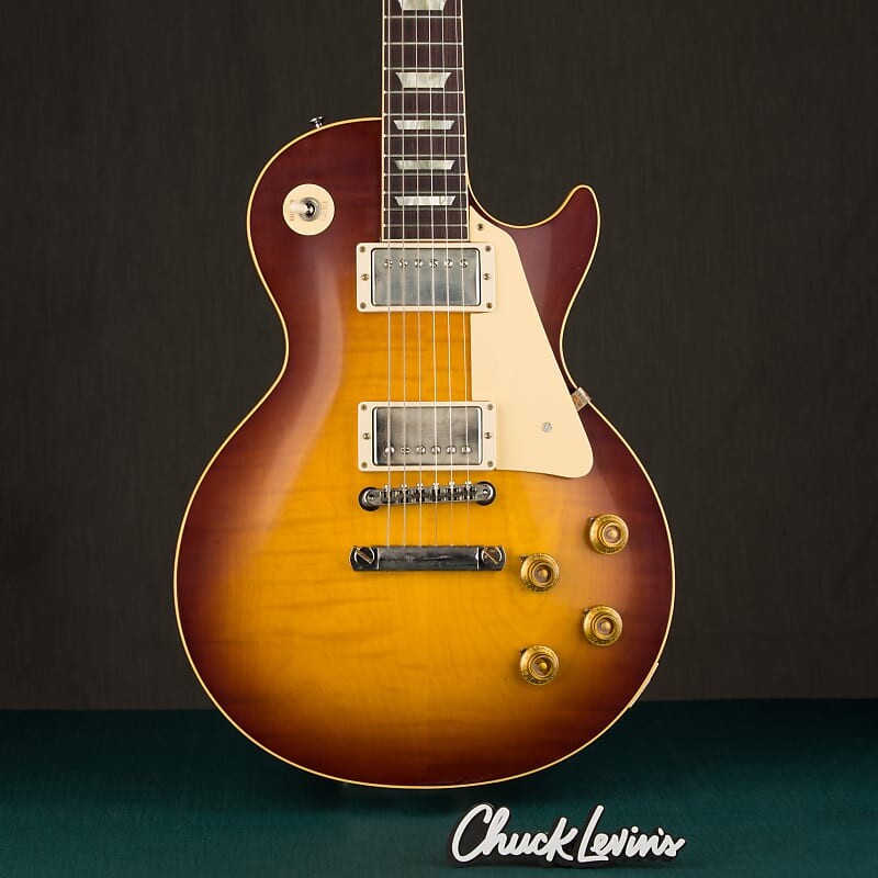 Электрогитара Gibson Murphy Lab 1959 Les Paul Standard - Ultra Light Aged Iced Tea Burst - CHUCKSCLUSIVE - #92213
Электрогитара Gibson Murphy Lab 1959 Les Paul Standard - Ultra Light Aged Iced Tea Burst - CHUCKSCLUSIVE - #92213