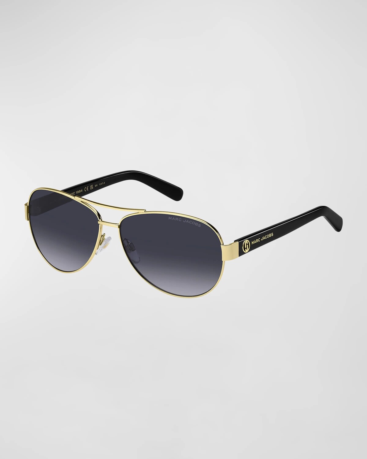 Солнцезащитные очки-авиаторы с логотипом из ацетата и металла Marc Jacobs, цвет Gold Blck
Солнцезащитные очки-авиаторы с логотипом из ацетата и металла Marc Jacobs, цвет Gold Blck