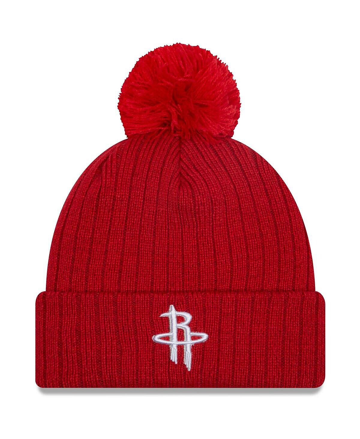 Мужская красная вязаная шапка Houston Rockets Breeze с манжетами и помпоном New Era
Мужская красная вязаная шапка Houston Rockets Breeze с манжетами и помпоном New Era