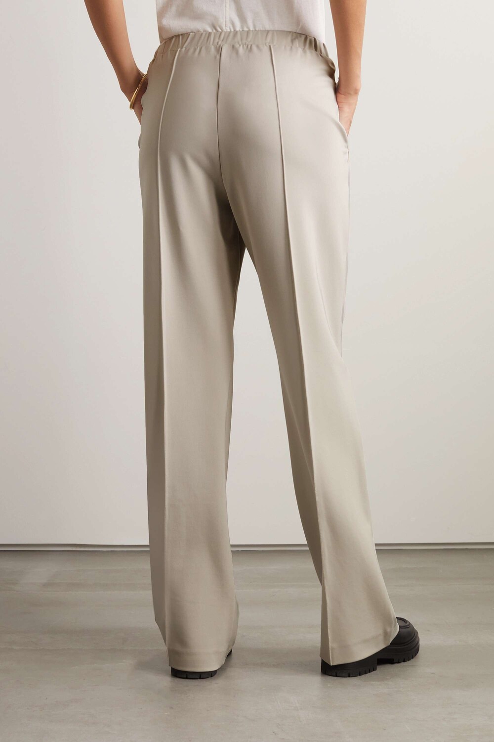 MAX MARA Брюки прямого кроя из эластичного джерси Leisure Ghirba, слоновая кость
MAX MARA Брюки прямого кроя из эластичного джерси Leisure Ghirba, слоновая кость