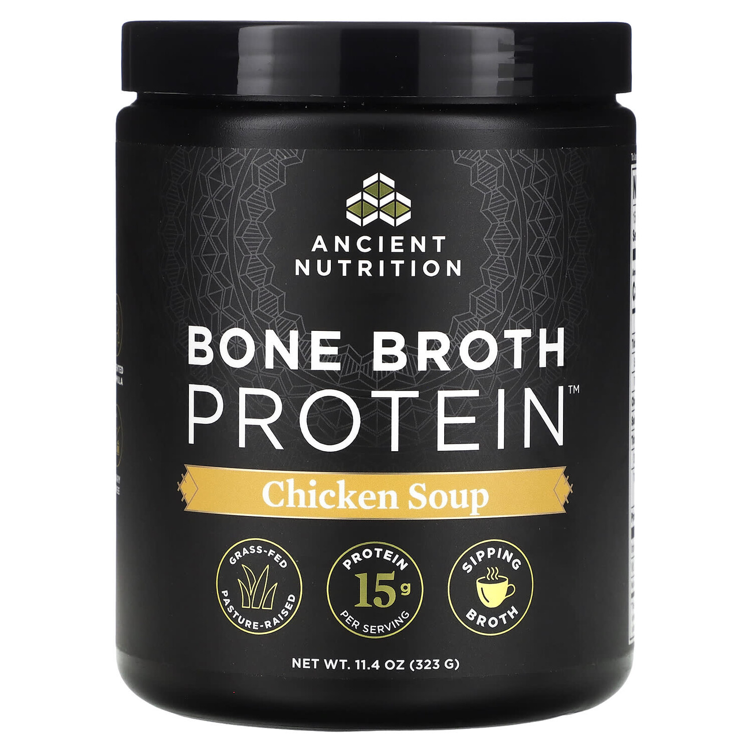 Bone Broth Protein, куриный суп, 323 г (11,4 унции), Dr. Axe / Ancient Nutrition
Bone Broth Protein, куриный суп, 323 г (11,4 унции), Dr. Axe / Ancient Nutrition