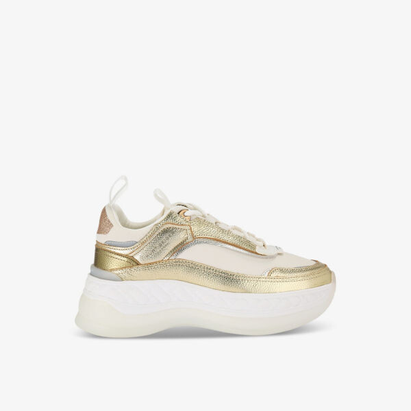 Кожаные кроссовки Kensington Pump с низким берцем и орлом Kurt Geiger London, желтый
Кожаные кроссовки Kensington Pump с низким берцем и орлом Kurt Geiger London, желтый