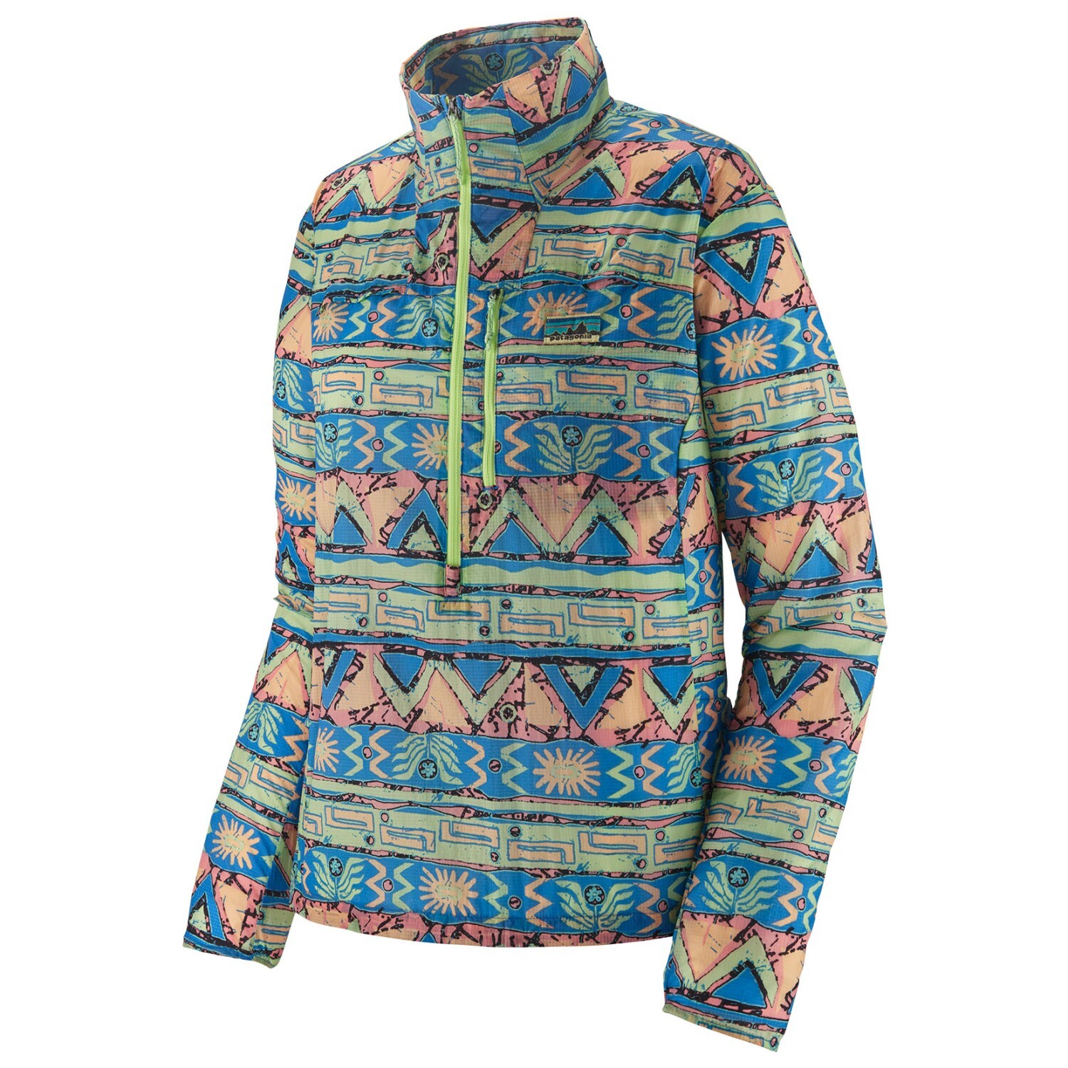 Ветровка Patagonia Women's Houdini Stash 1/2 Zip P/O, цвет High Hopes Geo/Salamander Green
Ветровка Patagonia Women's Houdini Stash 1/2 Zip P/O, цвет High Hopes Geo/Salamander Green