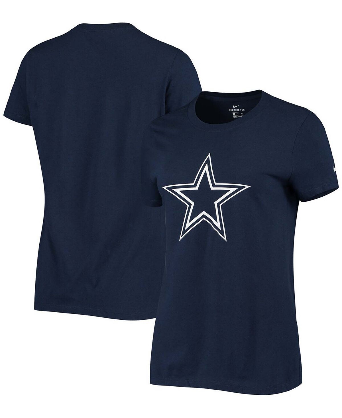 Женская темно-синяя футболка с логотипом Dallas Cowboys Essential Nike, темно-синий
Женская темно-синяя футболка с логотипом Dallas Cowboys Essential Nike, темно-синий