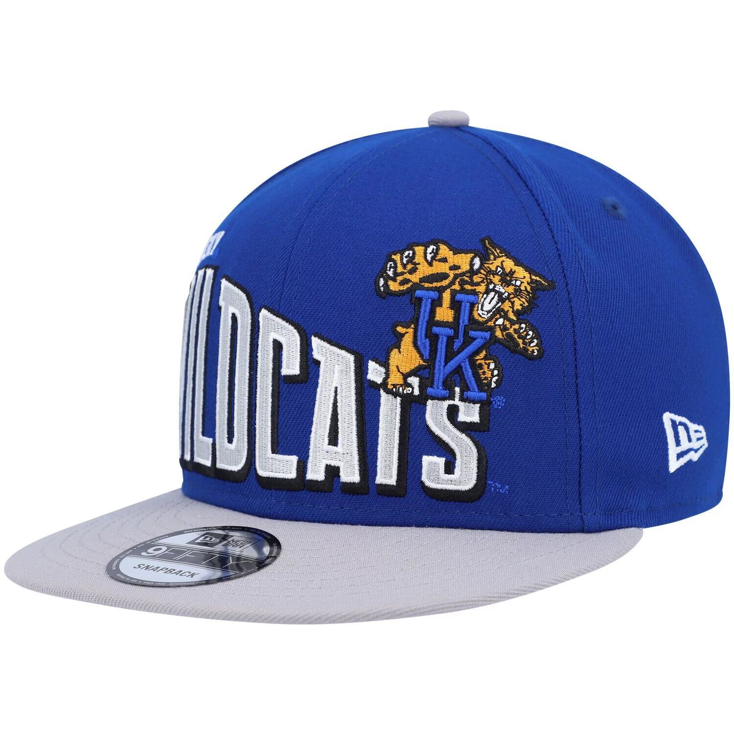 Мужская двухцветная винтажная шляпа Snapback New Era Royal Kentucky Wildcats Wave 9FIFTY
Мужская двухцветная винтажная шляпа Snapback New Era Royal Kentucky Wildcats Wave 9FIFTY