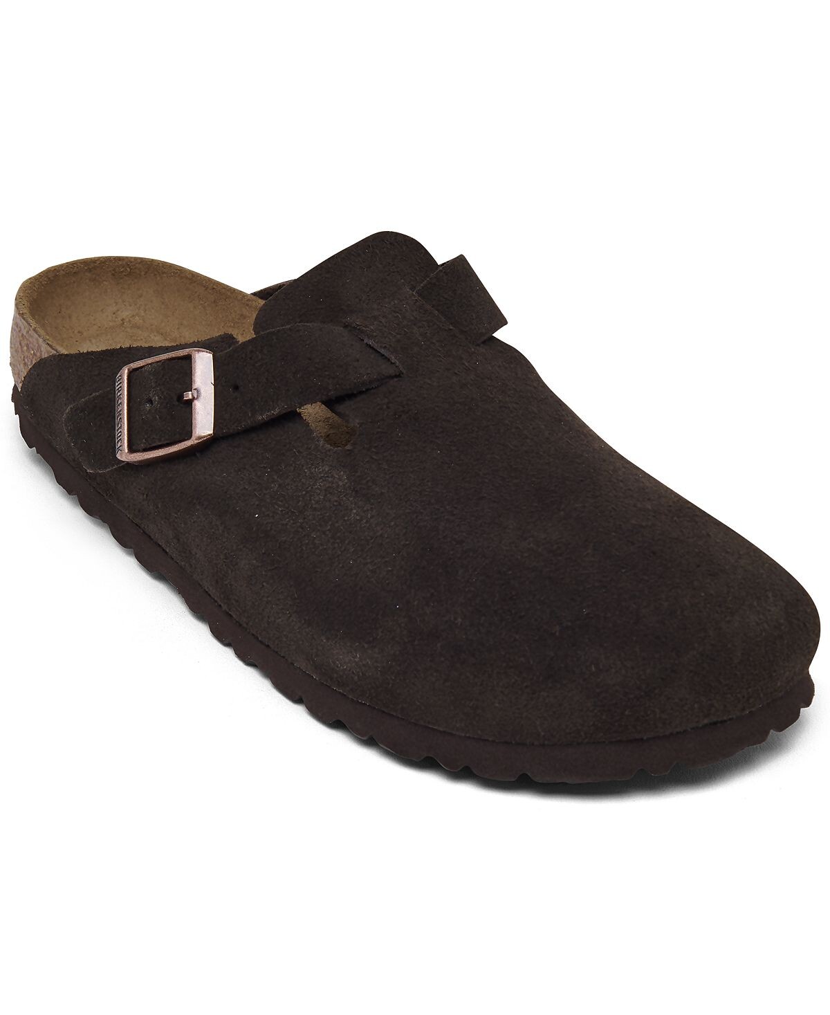 Женские замшевые кожаные сабо Boston с мягкой стелькой от Finish Line Birkenstock
Женские замшевые кожаные сабо Boston с мягкой стелькой от Finish Line Birkenstock