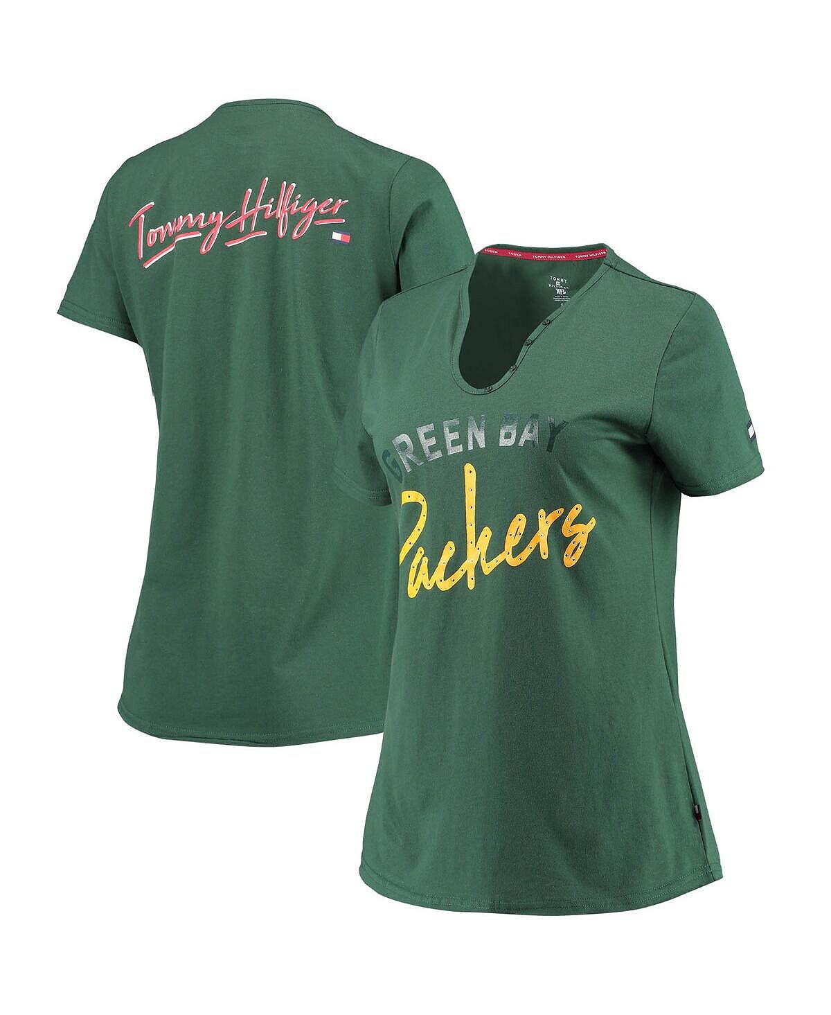Женская зеленая футболка Green Bay Packers Riley с v-образным вырезом Tommy Hilfiger, зеленый
Женская зеленая футболка Green Bay Packers Riley с v-образным вырезом Tommy Hilfiger, зеленый