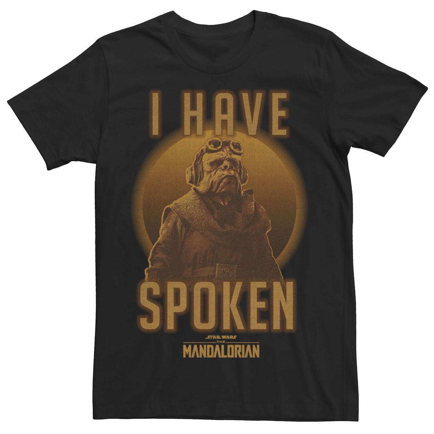 Мужская футболка с портретом золотистого оттенка The Mandalorian I Have Spoken Star Wars, Желтый
Мужская футболка с портретом золотистого оттенка The Mandalorian I Have Spoken Star Wars, Желтый