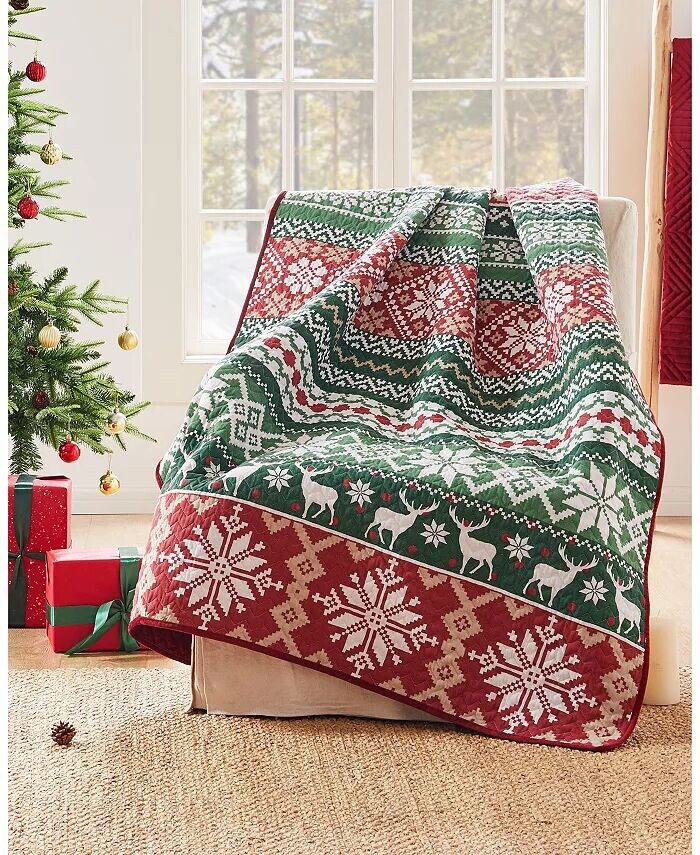 Двустороннее бархатное плед Fair Isle, 50 x 60 дюймов Greenland Home Fashions, красный
Двустороннее бархатное плед Fair Isle, 50 x 60 дюймов Greenland Home Fashions, красный