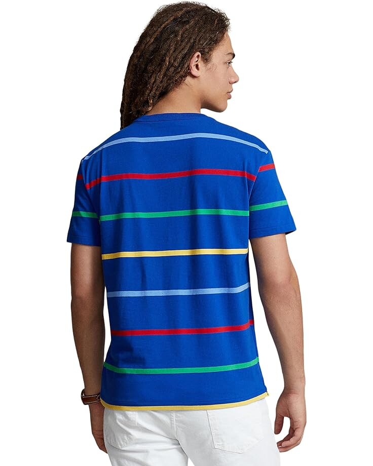 Футболка Polo Ralph Lauren Classic Fit Striped Jersey Short Sleeve T-Shirt, цвет Sapphire Star Multi
Футболка Polo Ralph Lauren Classic Fit Striped Jersey Short Sleeve T-Shirt, цвет Sapphire Star Multi