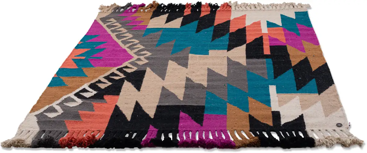 Ковер TOM TAILOR HOME "Funky Kilim", прямоугольный, плоского переплетения, чистый хлопок, ручная работа, с бахромой, стиль бохо 140х200 см, цвет multi
Ковер TOM TAILOR HOME "Funky Kilim", прямоугольный, плоского переплетения, чистый хлопок, ручная работа, с бахромой, стиль бохо 140х200 см, цвет multi