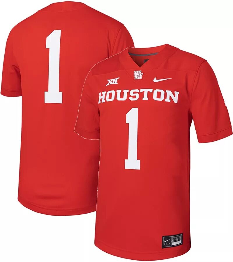 Мужское красное футбольное джерси для домашнего футбола Nike Houston Cougars Untouchable
Мужское красное футбольное джерси для домашнего футбола Nike Houston Cougars Untouchable