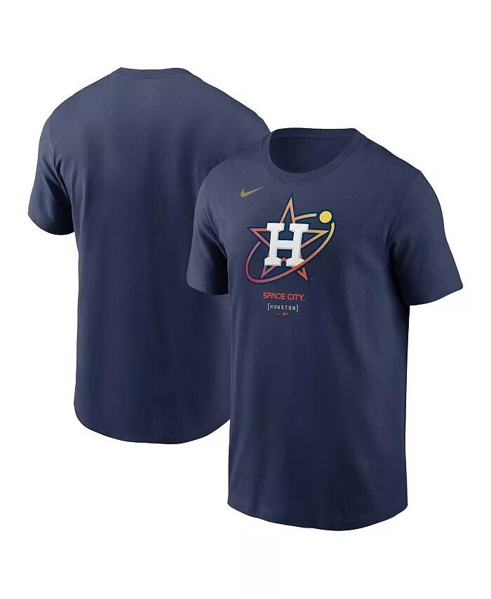 Мужская темно-синяя футболка с большим логотипом Houston Astros City Connect Nike, синий
Мужская темно-синяя футболка с большим логотипом Houston Astros City Connect Nike, синий