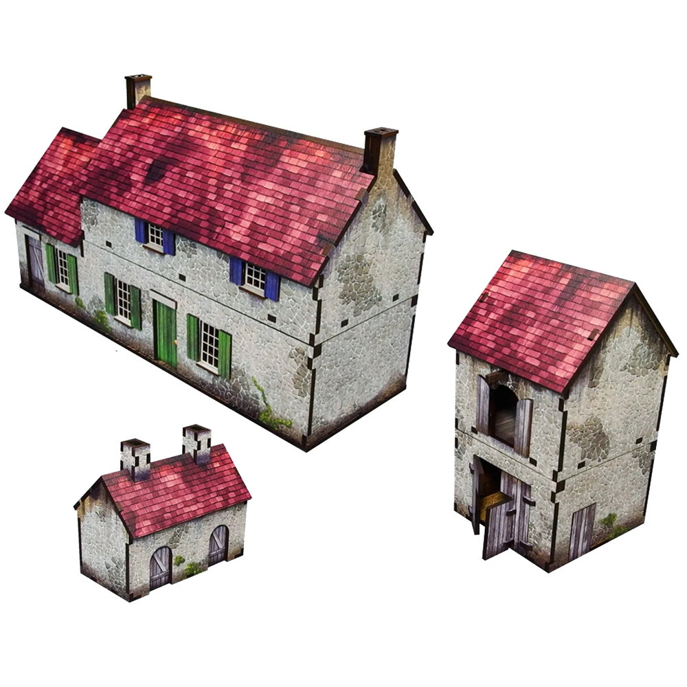 Миниатюра Warlord Games Bolt Action: Pre-painted WWII Normandy Homestead with Outbuildings
Миниатюра Warlord Games Bolt Action: Pre-painted WWII Normandy Homestead with Outbuildings