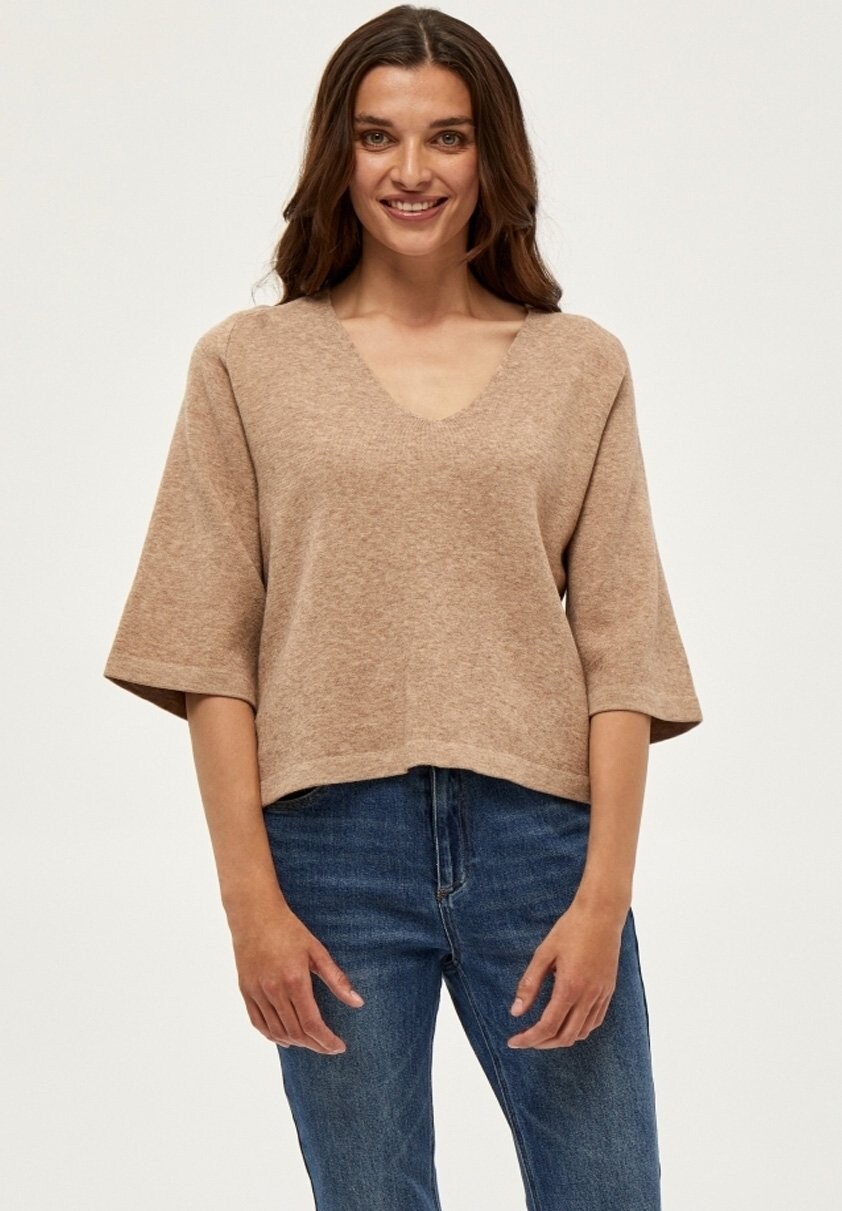 Свитер PEPPERCORN Rosalia 3-4 Sleeve, теплый песочный меланж, Бежевый;коричневый
Свитер PEPPERCORN Rosalia 3-4 Sleeve, теплый песочный меланж, Бежевый;коричневый
