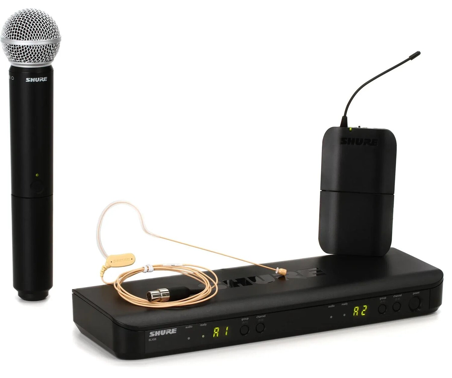 Двухканальная беспроводная комбинированная система Shure BLX1288/MX153 — диапазон H10
Двухканальная беспроводная комбинированная система Shure BLX1288/MX153 — диапазон H10