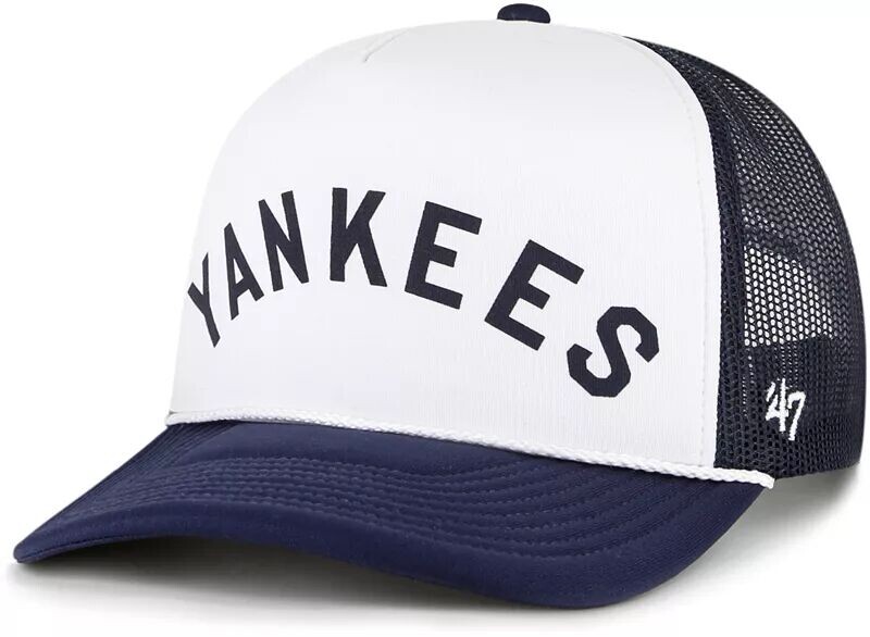 Кепка дальнобойщика с надписью темно-синего цвета для взрослых New York Yankees '47
Кепка дальнобойщика с надписью темно-синего цвета для взрослых New York Yankees '47