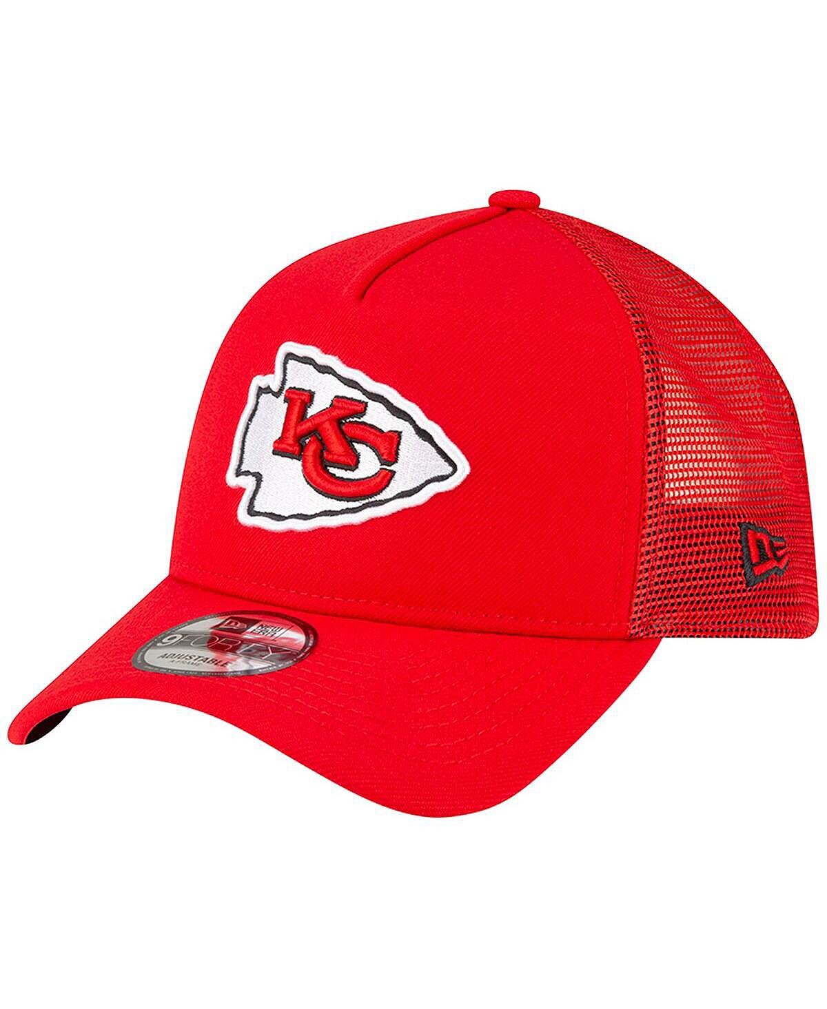 Мужская красная регулируемая кепка Kansas City Chiefs A-Frame Trucker 9FORTY New Era
Мужская красная регулируемая кепка Kansas City Chiefs A-Frame Trucker 9FORTY New Era