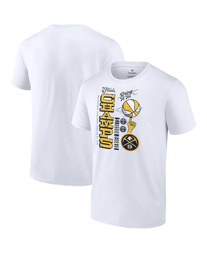 Мужская белая футболка с фирменным логотипом Denver Nuggets 2023 NBA Finals Champions Hometown Originals Review Fanatics, белый
Мужская белая футболка с фирменным логотипом Denver Nuggets 2023 NBA Finals Champions Hometown Originals Review Fanatics, белый