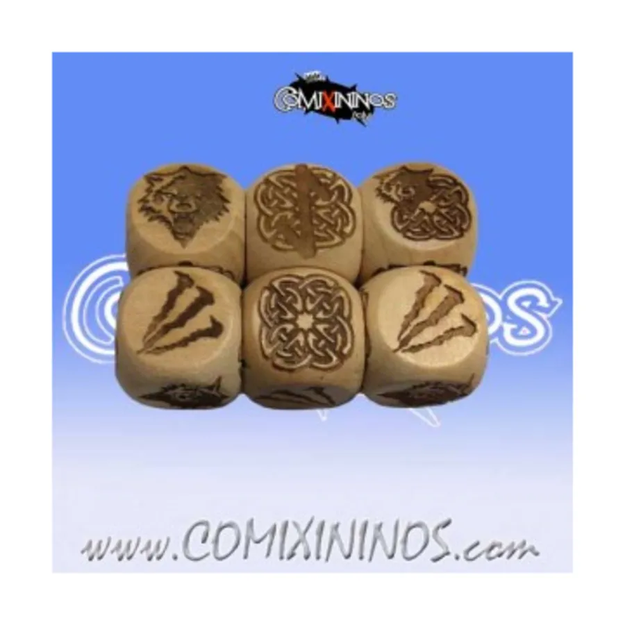Набор из 3 скандинавских кубиков, Fantasy Football Miniatures - Wooden Dice (16mm)
Набор из 3 скандинавских кубиков, Fantasy Football Miniatures - Wooden Dice (16mm)