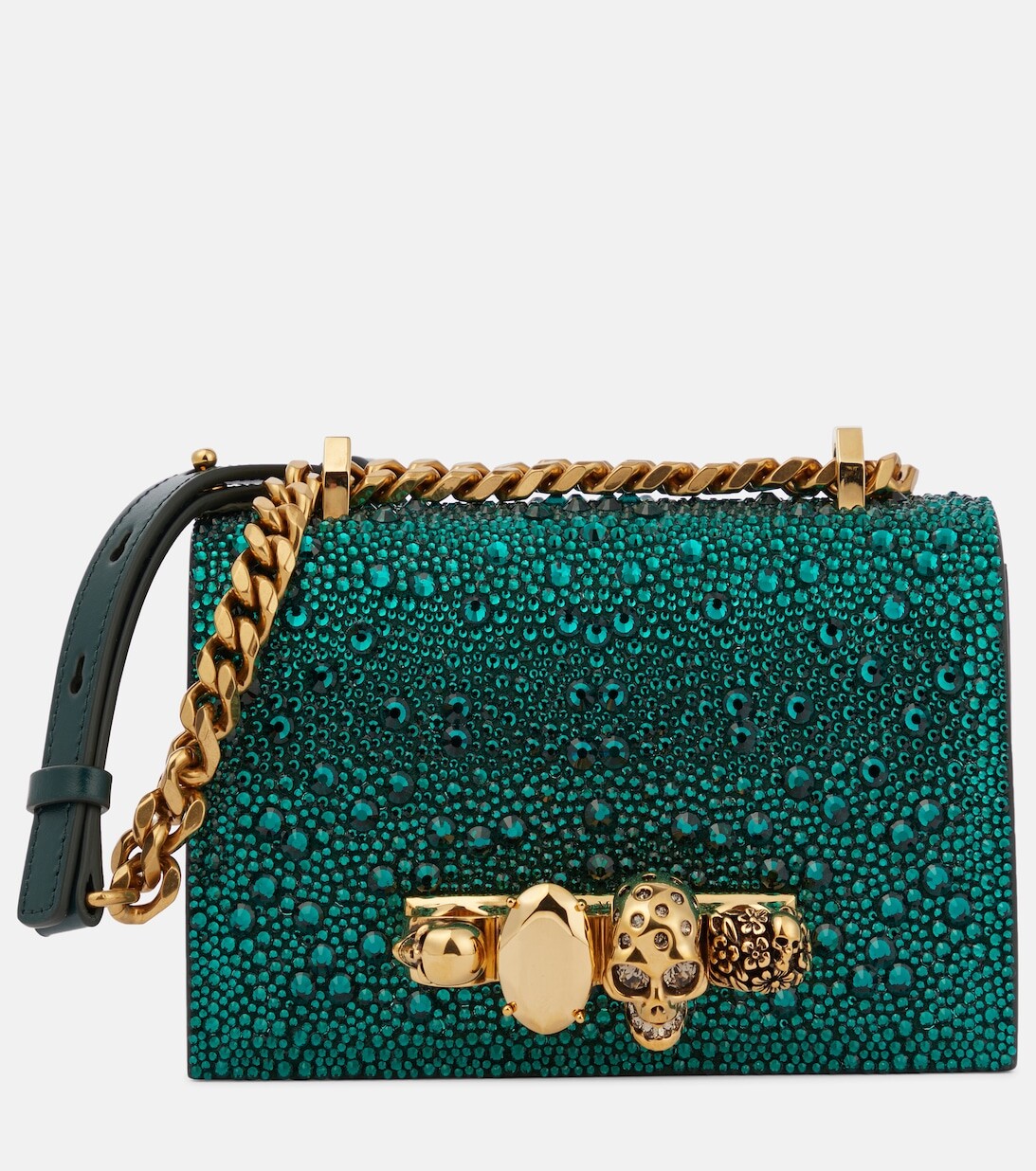 Украшенная драгоценными камнями сумка через плечо Satchel Mini Alexander McQueen, зеленый
Украшенная драгоценными камнями сумка через плечо Satchel Mini Alexander McQueen, зеленый