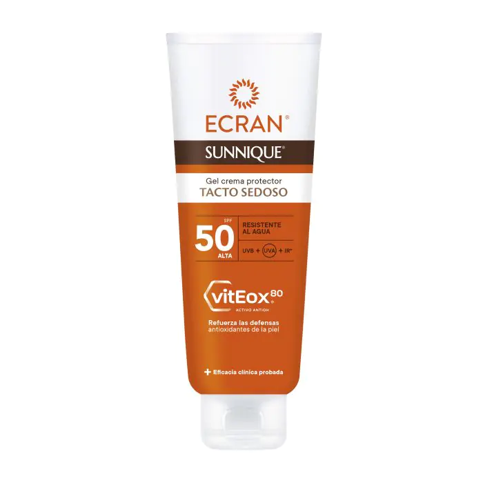 Солнцезащитный крем sunnique protector solar gel crema tacto sedoso Ecran, объем 250 мл
Солнцезащитный крем sunnique protector solar gel crema tacto sedoso Ecran, объем 250 мл
