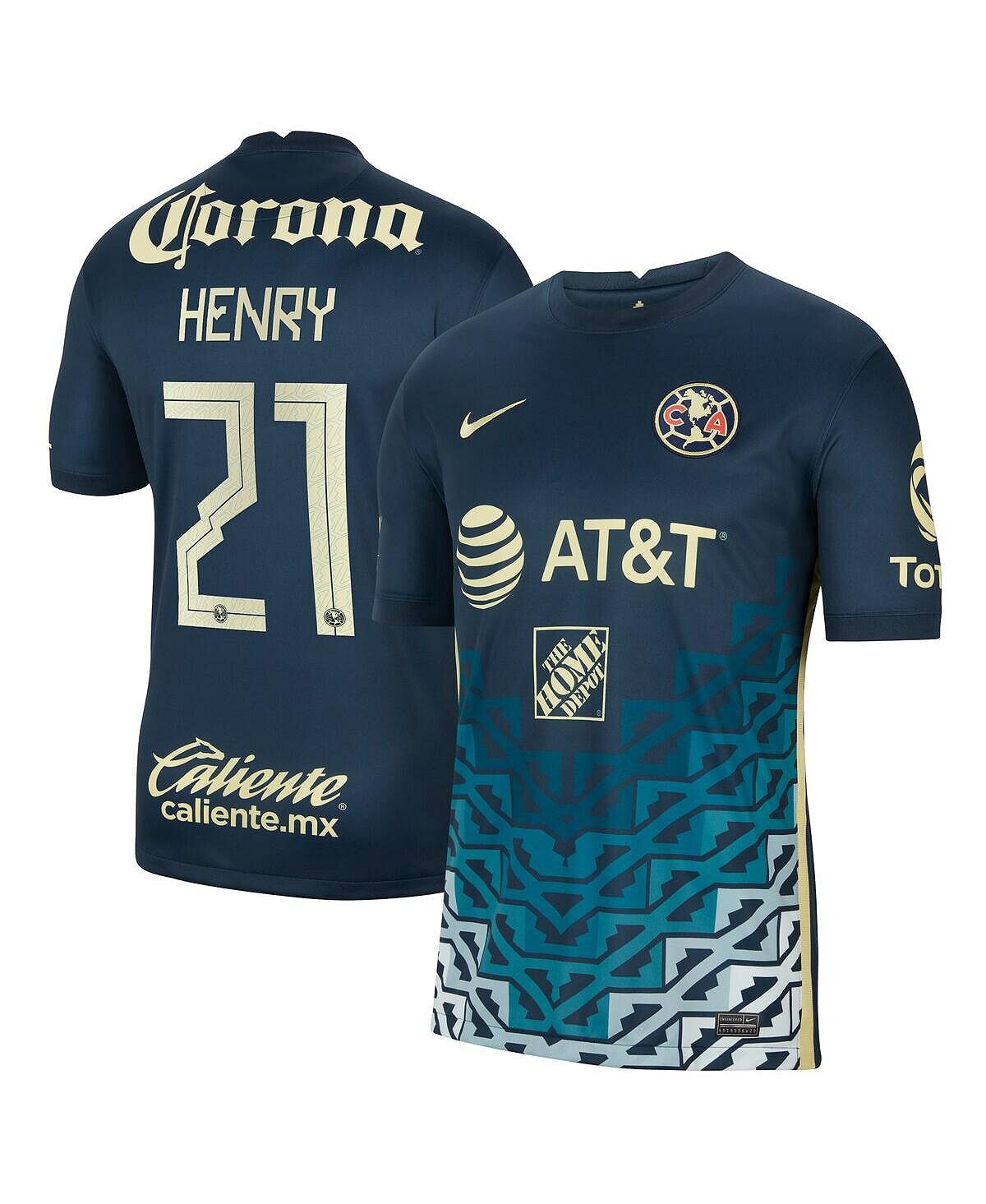 Мужская футболка Генри Мартина Navy Club America 2021/22, реплика игрока на выездном стадионе Breathe Stadium Nike
Мужская футболка Генри Мартина Navy Club America 2021/22, реплика игрока на выездном стадионе Breathe Stadium Nike