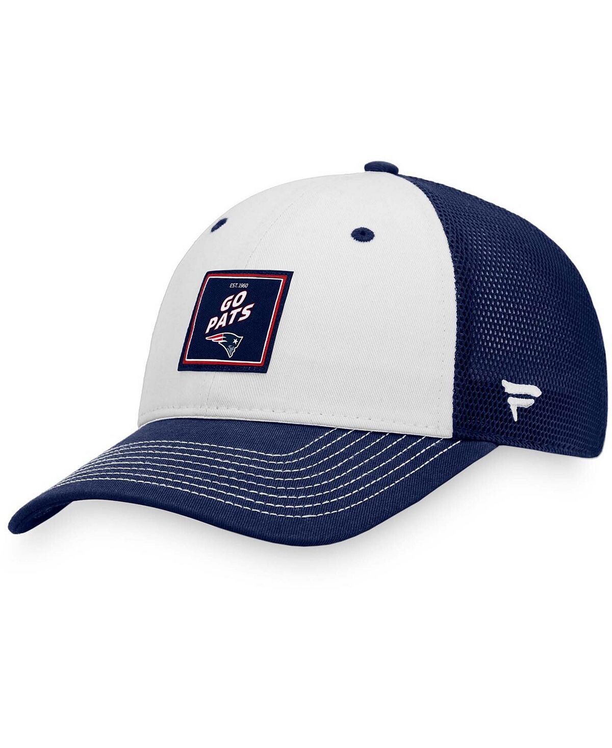 Мужская белая, темно-синяя кепка New England Patriots Block Party Trucker Snapback Fanatics
Мужская белая, темно-синяя кепка New England Patriots Block Party Trucker Snapback Fanatics
