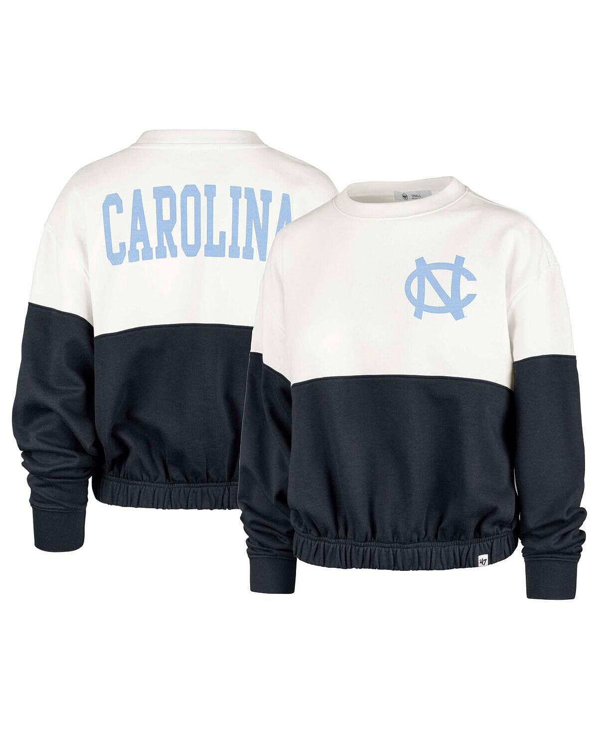 Женский белый и черный свитшот с пуловером North Carolina Tar Heels Take Two Bonita '47 Brand
Женский белый и черный свитшот с пуловером North Carolina Tar Heels Take Two Bonita '47 Brand