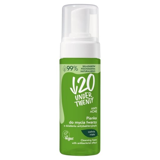 Очищающая пенка для лица Under Twenty Anti-Acne с антибактериальным эффектом 150мл
Очищающая пенка для лица Under Twenty Anti-Acne с антибактериальным эффектом 150мл