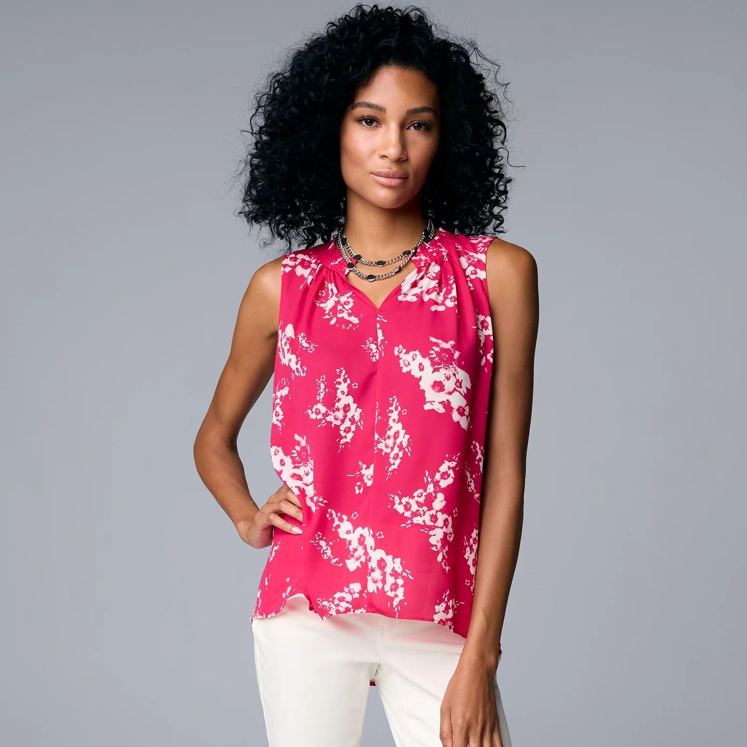 Petite Simply Vera Плиссированный топ без рукавов Vera Wang Simply Vera Vera Wang
Petite Simply Vera Плиссированный топ без рукавов Vera Wang Simply Vera Vera Wang