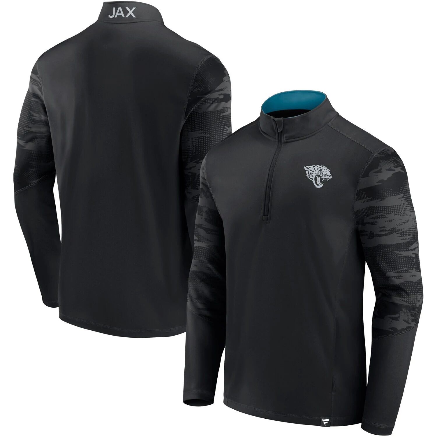 Мужская черная фирменная куртка Jacksonville Jaguars Ringer с молнией до четверти Fanatics
Мужская черная фирменная куртка Jacksonville Jaguars Ringer с молнией до четверти Fanatics