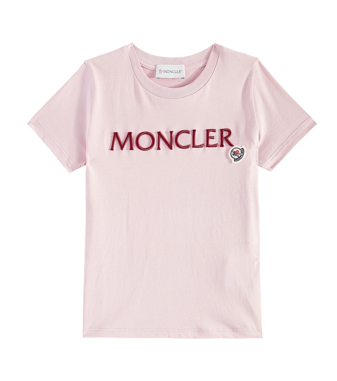 Футболка из хлопкового джерси с вышитым логотипом Moncler Enfant, розовый
Футболка из хлопкового джерси с вышитым логотипом Moncler Enfant, розовый