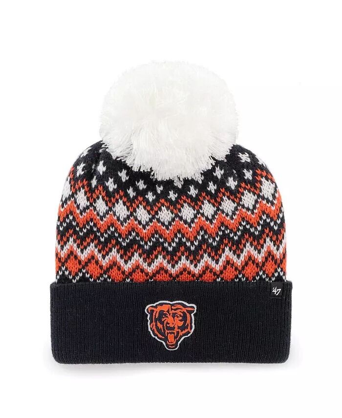 Женская темно-синяя вязаная шапка Chicago Bears Elsa с манжетами и помпоном '47 Brand, синий
Женская темно-синяя вязаная шапка Chicago Bears Elsa с манжетами и помпоном '47 Brand, синий