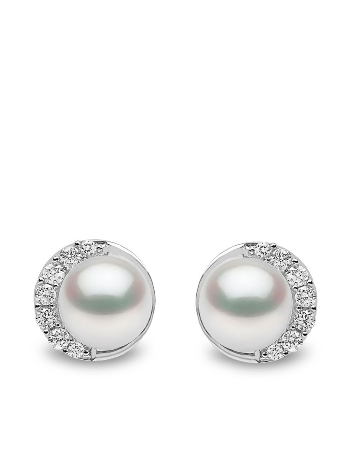 Серьги-гвоздики Trend из белого золота с бриллиантами и жемчугом Yoko London, серебряный
Серьги-гвоздики Trend из белого золота с бриллиантами и жемчугом Yoko London, серебряный