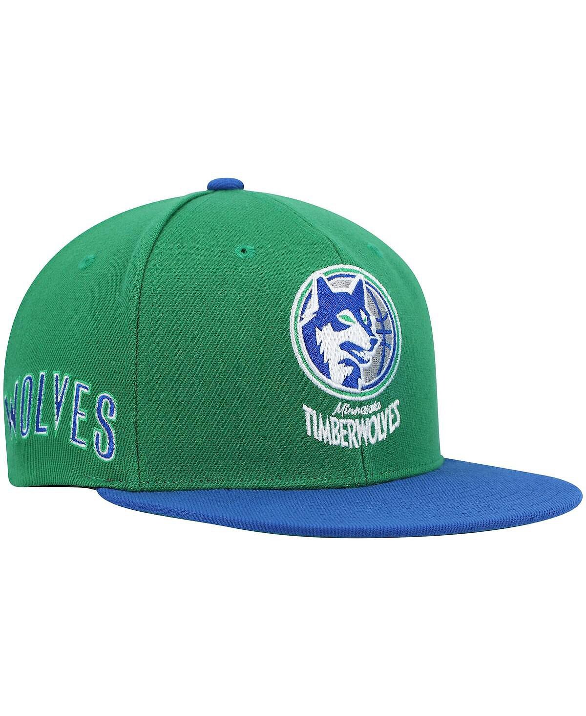 Мужская зелено-синяя кепка Snapback Minnesota Timberwolves Hardwood Classics Mitchell & Ness
Мужская зелено-синяя кепка Snapback Minnesota Timberwolves Hardwood Classics Mitchell & Ness