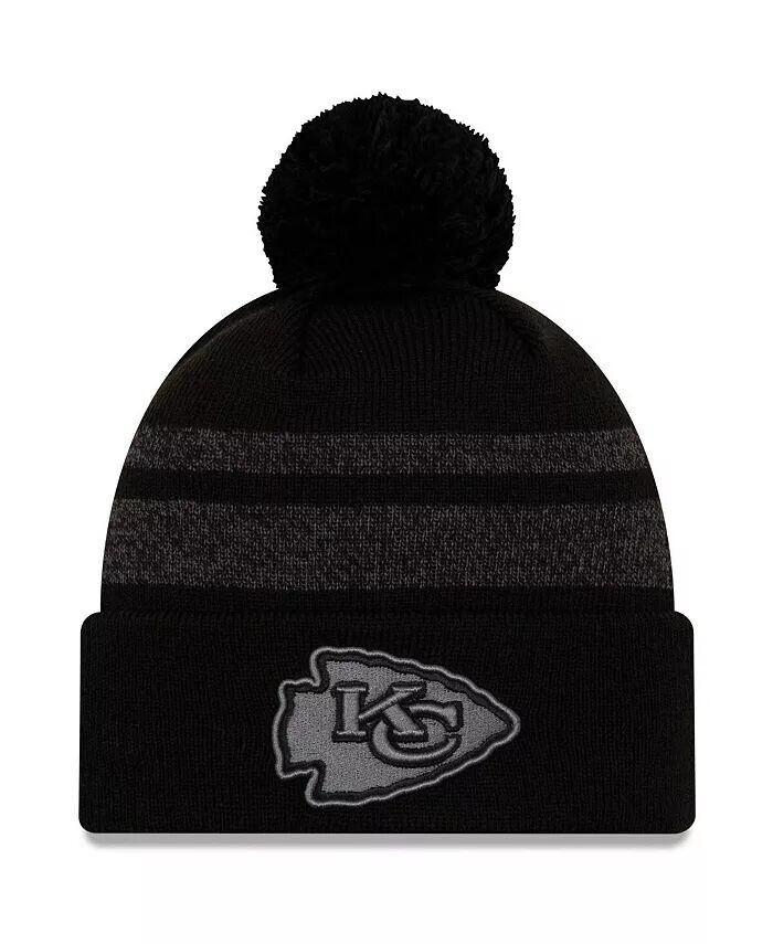 Мужская черная вязаная шапка Kansas City Chiefs Dispatch с манжетами и помпоном New Era, черный
Мужская черная вязаная шапка Kansas City Chiefs Dispatch с манжетами и помпоном New Era, черный