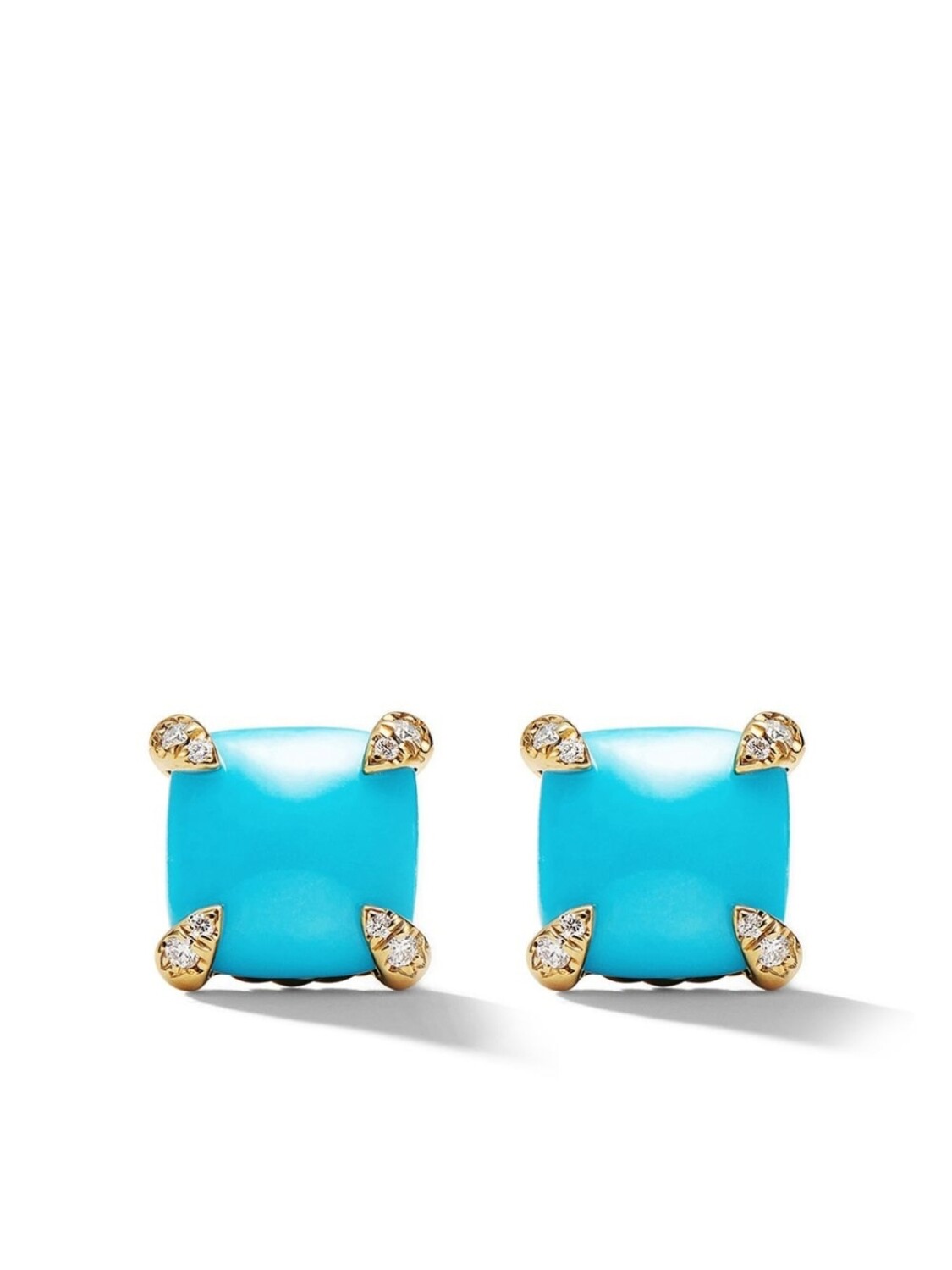 Серьги-гвоздики Châtelaine из желтого золота с бирюзой и бриллиантами David Yurman, золотой
Серьги-гвоздики Châtelaine из желтого золота с бирюзой и бриллиантами David Yurman, золотой