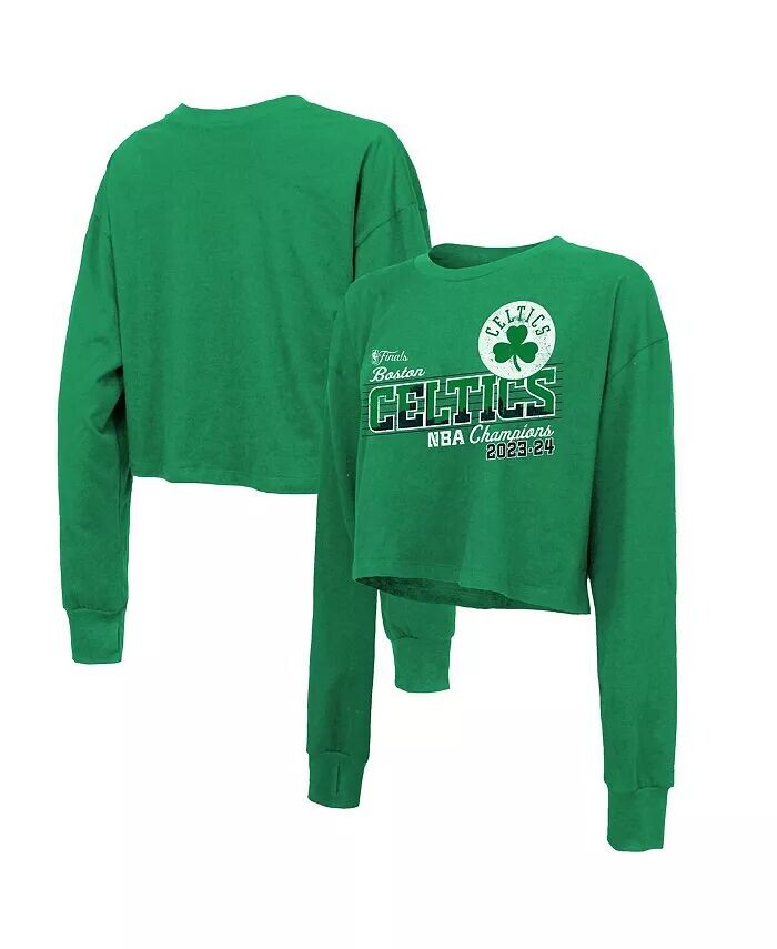 Женская укороченная футболка с длинными рукавами Threads Kelly Green Boston Celtics 2024 NBA Finals Champions Majestic, зеленый
Женская укороченная футболка с длинными рукавами Threads Kelly Green Boston Celtics 2024 NBA Finals Champions Majestic, зеленый