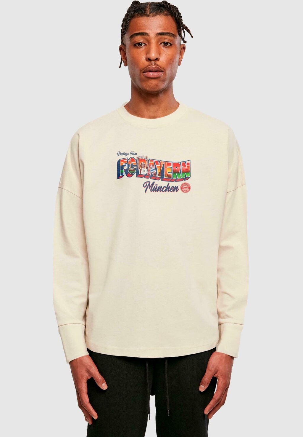 Команда Fc Bayern Greetings From Bavaria Longsleeve FC Bayern München, цвет sand
Команда Fc Bayern Greetings From Bavaria Longsleeve FC Bayern München, цвет sand