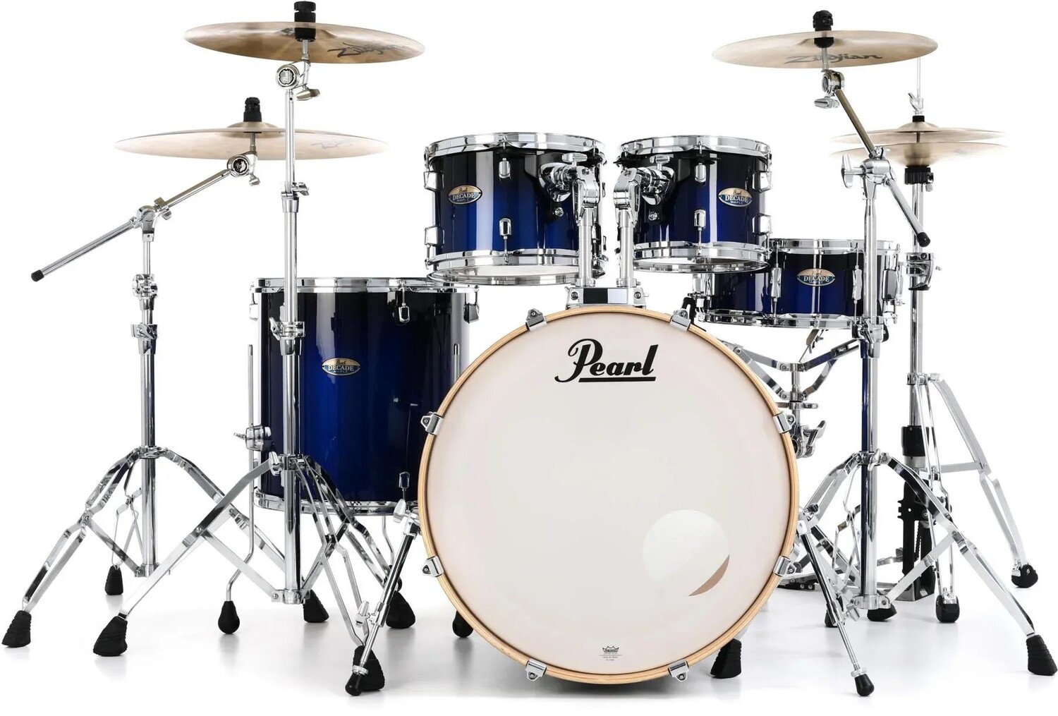Набор из 5 предметов Pearl Decade Maple DMP925SP/C с малым барабаном - глянцевый кобальтовый лак
Набор из 5 предметов Pearl Decade Maple DMP925SP/C с малым барабаном - глянцевый кобальтовый лак