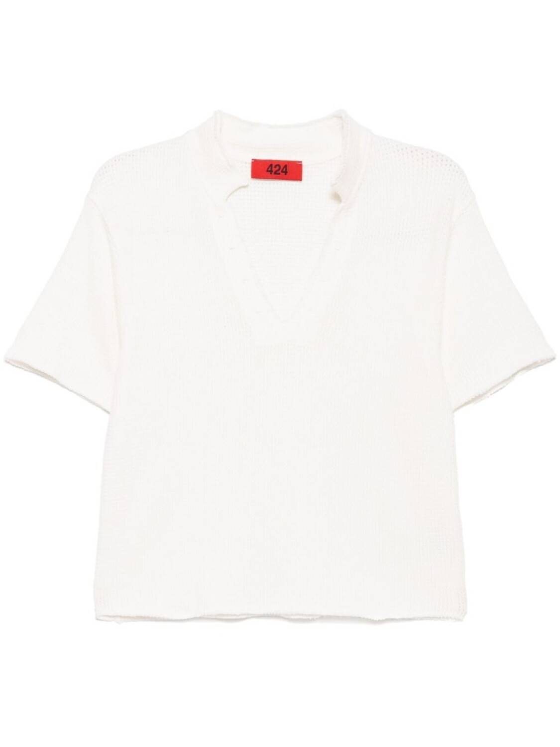 Футболка фактурной вязки 424, нейтральный цвет 
Футболка фактурной вязки 424, нейтральный цвет