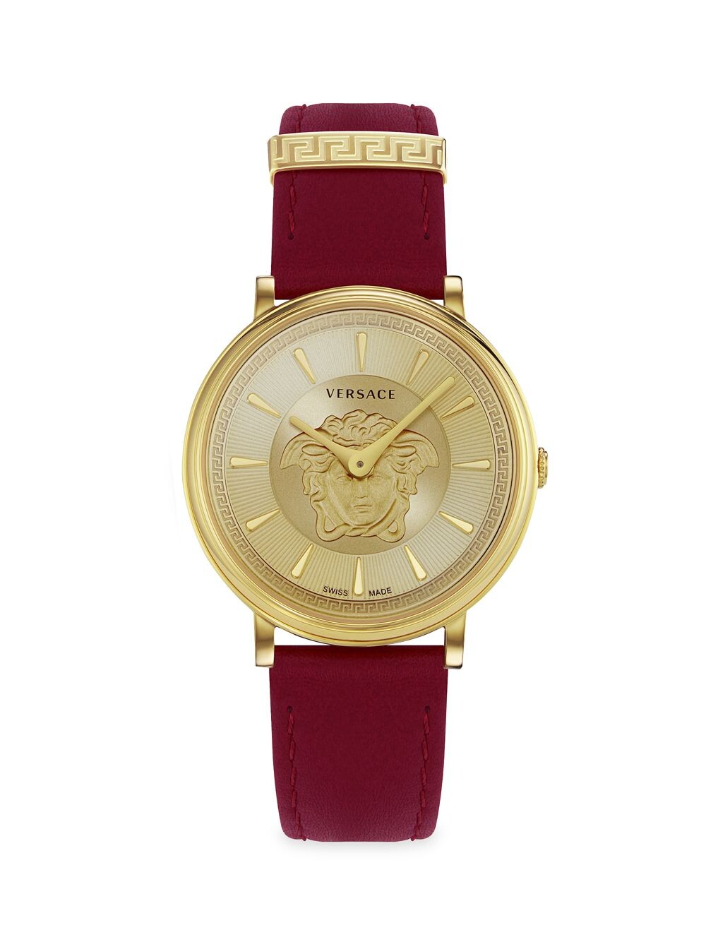 Часы V-Circle Medusa Goldtone из нержавеющей стали и кожаного ремешка Versace, желтый
Часы V-Circle Medusa Goldtone из нержавеющей стали и кожаного ремешка Versace, желтый