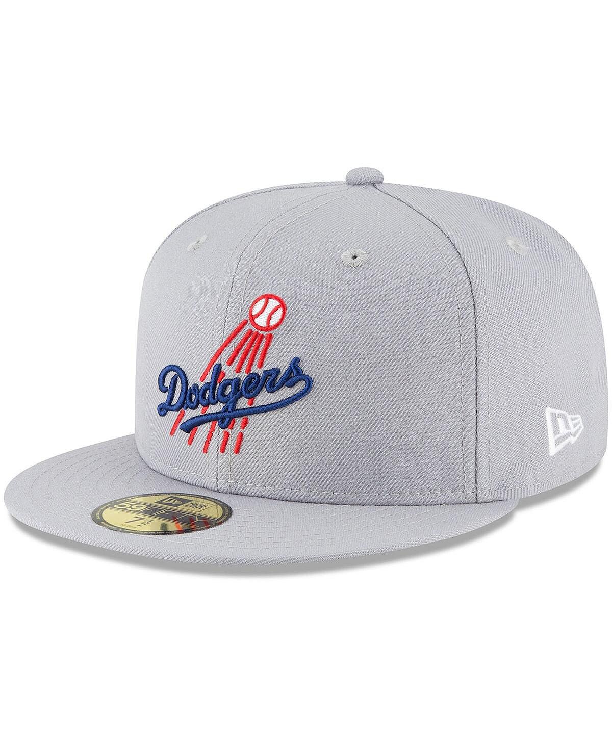 Мужская серая приталенная шляпа с логотипом Los Angeles Dodgers Cooperstown Collection 59FIFTY New Era
Мужская серая приталенная шляпа с логотипом Los Angeles Dodgers Cooperstown Collection 59FIFTY New Era