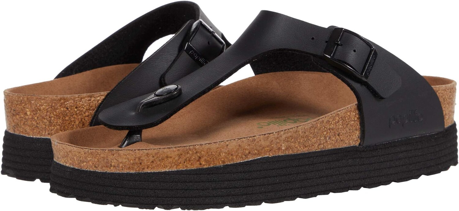 Сандалии Birkenstock Papillio by Birkenstock Gizeh Platform Vegan Sandal, цвет Black Birko-Flor
Сандалии Birkenstock Papillio by Birkenstock Gizeh Platform Vegan Sandal, цвет Black Birko-Flor